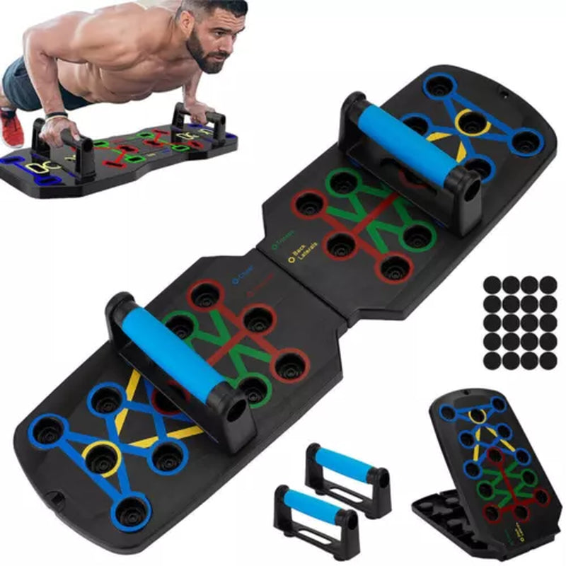 28 in 1 Push up Rack Board System Fitness Workout Train Home Gym Exercise Stands